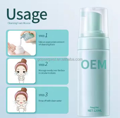 Hydrating Moisturizing Face Wash Foam Mousse Professional Cleansing Mousse Facial Cleansing Foam