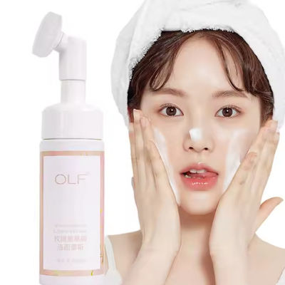 Oem Natural Vegan Moisturizing Face Foaming Wash Whitening Blackhead Acne Remover Hydrating Rose Facial Cleanser All Skin Types