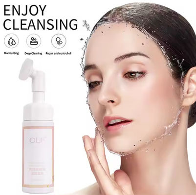 Oem Natural Vegan Moisturizing Face Foaming Wash Whitening Blackhead Acne Remover Hydrating Rose Facial Cleanser All Skin Types