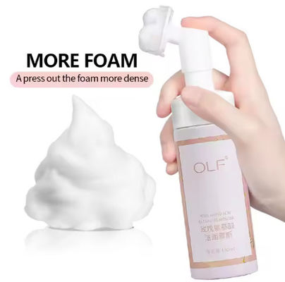 Oem Natural Vegan Moisturizing Face Foaming Wash Whitening Blackhead Acne Remover Hydrating Rose Facial Cleanser All Skin Types
