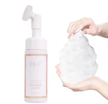 Oem Natural Vegan Moisturizing Face Foaming Wash Whitening Blackhead Acne Remover Hydrating Rose Facial Cleanser All Skin Types