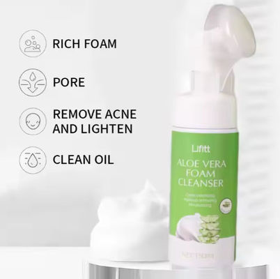 Factory Price Foaming Facial Cleanser Black Head Remover Anti Acne Dry Skin Care Oil Control Vitamin C Face Wash