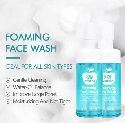 Natural Organic Vegan Soap Free Anti Acne Whitening Skincare Foam Face Wash Clenser Facial Acne Foam Cleansing