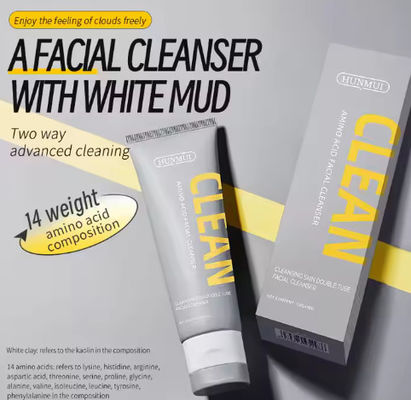 Pure and Transparent Skin Cleansing Milk, Gentle and Deep Cleansing Pore Reducing Amino Acid Facial Cleanser Wholesale