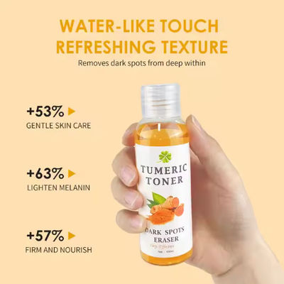 Wholesale Moisture Whitening Turmeric Toner Safety Effective Anti-acne Brightening Firming Skin Corrector Face Skin