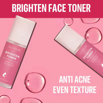 Private Label Korean Skincare Vitamin C Glycolic Acid Face Toner Skin Care Brightening Anti-Aging Facial Toner for Black Women