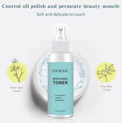Private Label Anti-Sensitive Hydrating Shrink Pores Soothing Witch Hazel Facial Toner Spray