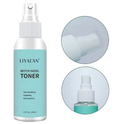 Private Label Anti-Sensitive Hydrating Shrink Pores Soothing Witch Hazel Facial Toner Spray