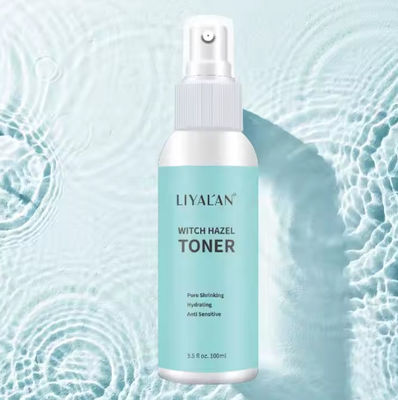 Private Label Anti-Sensitive Hydrating Shrink Pores Soothing Witch Hazel Facial Toner Spray