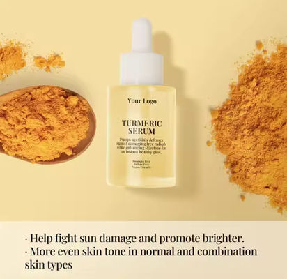 Night Hydrating Private Label Skin Care Removing Black Spot Remover Turmeric Face Serum for Dark Spots
