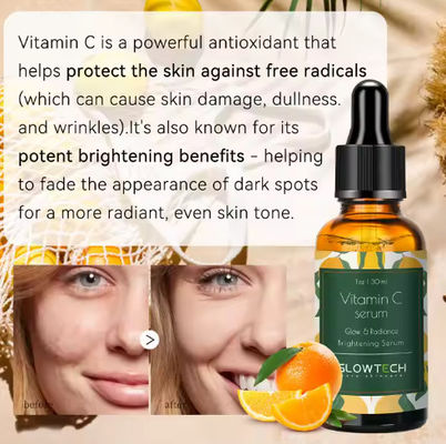 Wholesale Brightening Anti-spots Vc Serum Beauty Vitamin C Face Serum China Personal Care Female OEM ODM Private Label Service