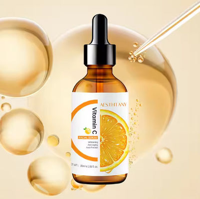 Face Care Serum Beauty Hot Sale Facial Vitamin C Brightening Serum With Vitamin E Hyaluronic Acid Serum for Face