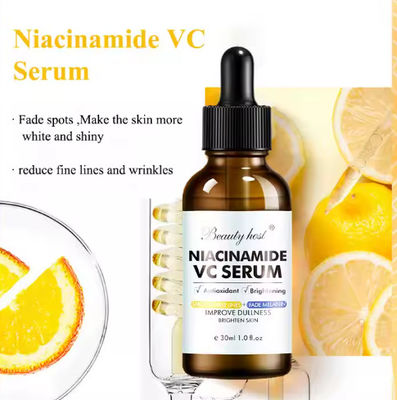 Private Label Anti Aging Anti Wrinkle Vitamin C Facial Serum Skin Care Whitening Brightening VC Face Serum