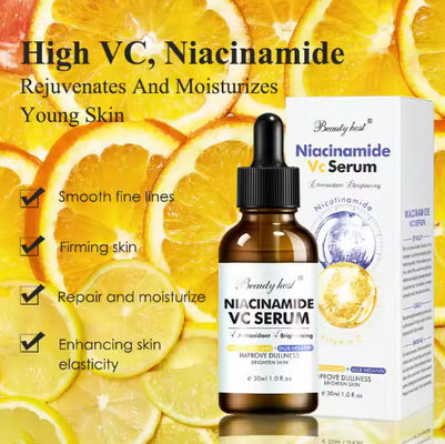 Private Label Anti Aging Anti Wrinkle Vitamin C Facial Serum Skin Care Whitening Brightening VC Face Serum