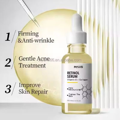 OEM ODM Anti-Aging Skin Care Serum With Retinol & Vitamin C Whitening Brightening Acne Treatment Lightening Spots For Men Women