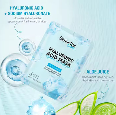 Wholesale Hyaluronic Acid Mask Organic Deep Nourishing Moisturizing Whitening Firming Fede Spots Facial Face Mask