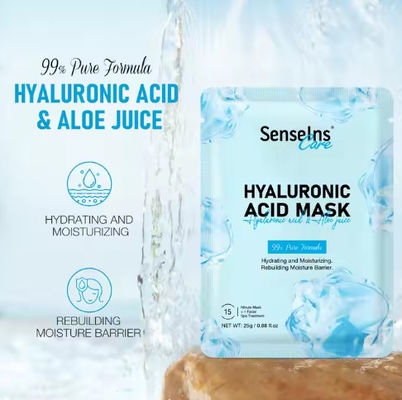 Wholesale Hyaluronic Acid Mask Organic Deep Nourishing Moisturizing Whitening Firming Fede Spots Facial Face Mask