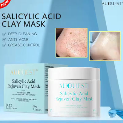 Anti Acne Skincare Facial Mud Ultra Mask Cleansing Salicylic Acid Rejuven Face Clay Mask