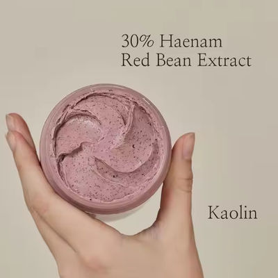 OEM ODM Private Label Korean Hot Selling Red Bean Refreshing Pore Mask Deeping Cleaning Delicate Skin Clay Mask