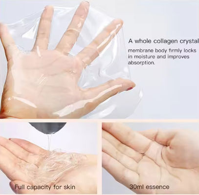 Private Label Korean Bio Deep Collagen Crystal Jelly Clear Beauty Face Masking Sheet Korea Face Facial Masks Skin Care