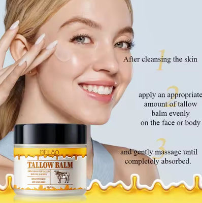 Natural Facial Private Label Body Lotions Vitamins Face Care Cosmetic Korean Skin Care Products Makeup Peptides Beef Tallow Balm