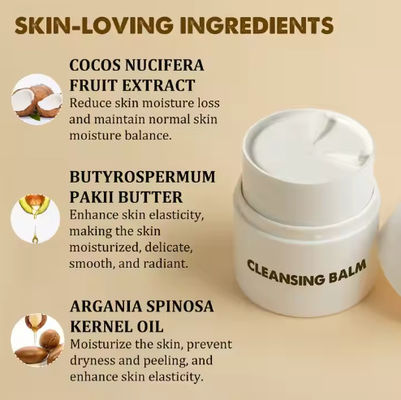 Custom Logo Private Label Face Make up Cleansing Cream Lotion Waterproof Makeup Eye Face Remover Balm