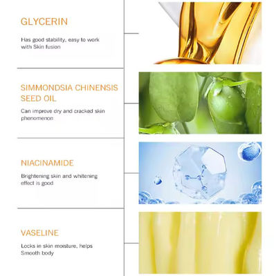 Skin Care Factory / Manufaturer Whitening Body Lotion Lightening Hydrating AHA Vitamin C Body Lotion Niacinamide Body Lotion