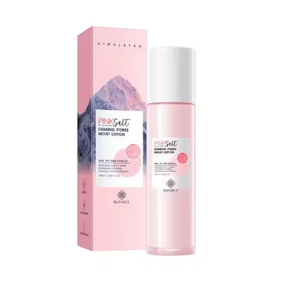 Private Label Deep Brightening Moisturizing Lighting Himalayan Pink Salt Facial Lotion For Beauty Skin Care