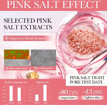 Private Label Deep Brightening Moisturizing Lighting Himalayan Pink Salt Facial Lotion For Beauty Skin Care