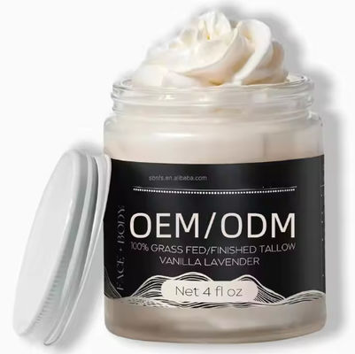 Wholesale Deeply Moisturizing Body Lotion Natural Sweet Almond Oil & Grass Fed Beef Tallow Nourishes Face Body Skin Care