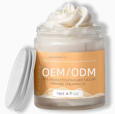 Wholesale Deeply Moisturizing Body Lotion Natural Sweet Almond Oil & Grass Fed Beef Tallow Nourishes Face Body Skin Care