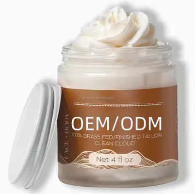 Wholesale Deeply Moisturizing Body Lotion Natural Sweet Almond Oil & Grass Fed Beef Tallow Nourishes Face Body Skin Care