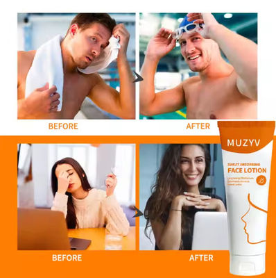 Private Label Refreshing Antiperspirant Anti Sweat Absorbing Face Lotion For Women Men