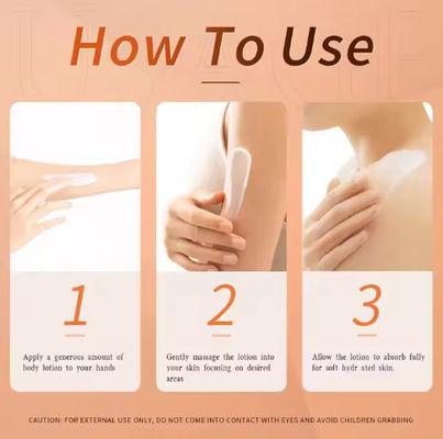 Black Skin Whitening Body Lotion Vitamin E Body Lotion 480ml Brightening Body Cream