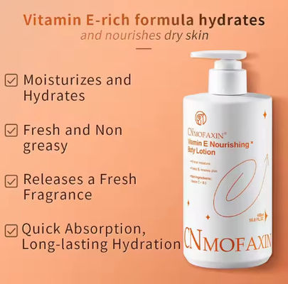 Black Skin Whitening Body Lotion Vitamin E Body Lotion 480ml Brightening Body Cream