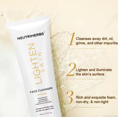 Neutriherbs Private Label Vegan Facial Skin Care Symwhite 377 Lighten Whitening Face Cleanser
