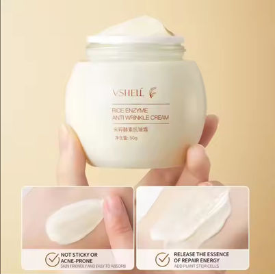 Moisturizing Day and Night Dry Skin Cream Natural Rice Whitening Face Cream Body Cream