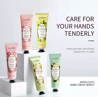 Portable Natural Fruits Plant Ingredients Hand Cream Whitening Moisturizing Hand Cream