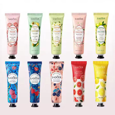 Portable Natural Fruits Plant Ingredients Hand Cream Whitening Moisturizing Hand Cream