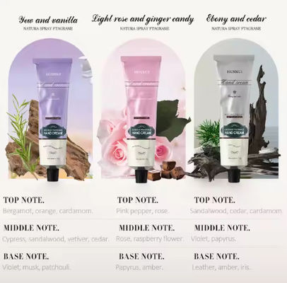Private Label in Stock Hand Cream 75g 3 Flavors Hand Lotion Moisturizing Factory Wholesale