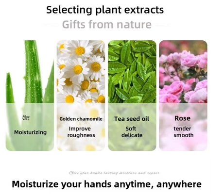 Whitening Organic Moisturizing Hand Cream Anti-Dry Cracking Hydrating Soft Skin Lotion Fragrance Handcream Stock for