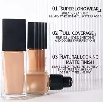 Full Coverage Foundation Private Label Waterproof Matte Liquid Concealer Foundation for Black Skin
