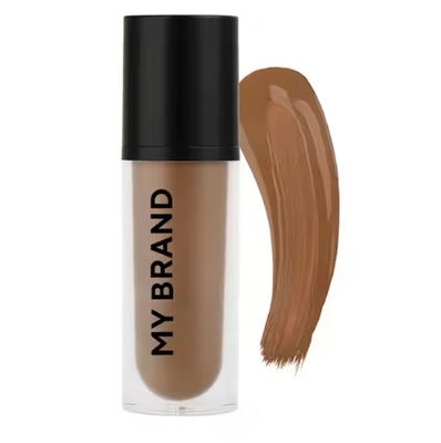 LOW MOQ High Quality Sample 40 Colors No logo Natural Skin Flawless Liquid Foundation Full Coverage Waterproof Makeup