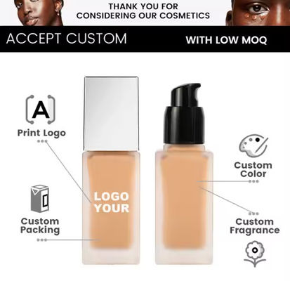 High Quality for Black Women Dark Skin Custom Cream Foundation Private Label Vegan Make up Foundation