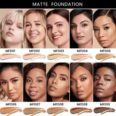 High Quality for Black Women Dark Skin Custom Cream Foundation Private Label Vegan Make up Foundation