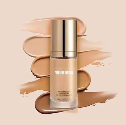 OEM ODM SPF 35 Long Lasting Concealer Foundation Waterproof Moisturizing Mineral Matte Full Coverage Liquid Foundation