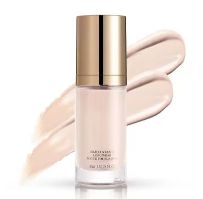 OEM ODM SPF 35 Long Lasting Concealer Foundation Waterproof Moisturizing Mineral Matte Full Coverage Liquid Foundation