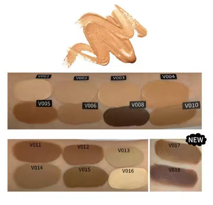 Natural Finish Foundation Liquid with Skin Loving Ingredients Full Cover Color Changing Best Foundation Makeup