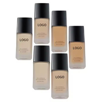 Custom Private Label Waterproof Full Coverage Foundation Makeup for All Skin Types