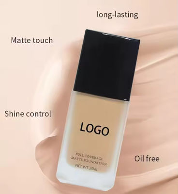 Custom Private Label Waterproof Full Coverage Foundation Makeup for All Skin Types